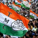 All-India-Trinamool-Congress-TMC-Party-Flag-Kolkata-West-Bengal-India