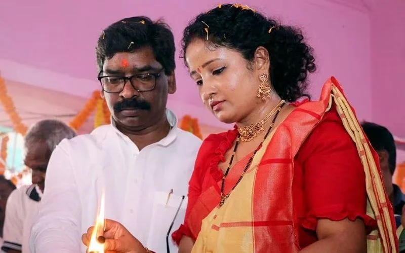 Kalpana-Soren-with-Hemant-Soren