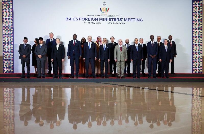 BRICS foreign ministers’ meeting at Bharat Mandapam in New Delhi