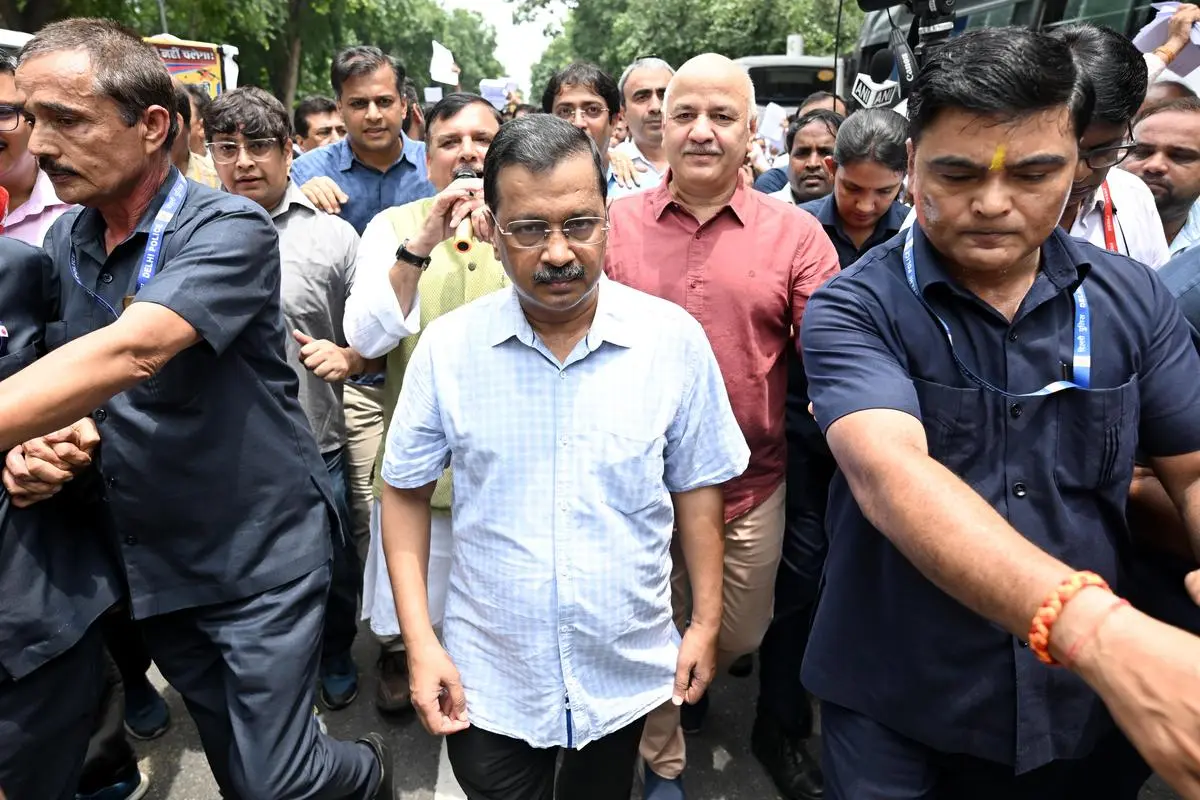 ARVIND KEJRIWAL Protest March to PM 18