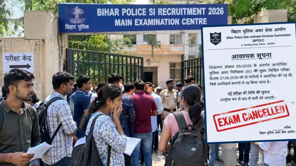 Bihar-Police-SI-Mains-Exam-Cancelled