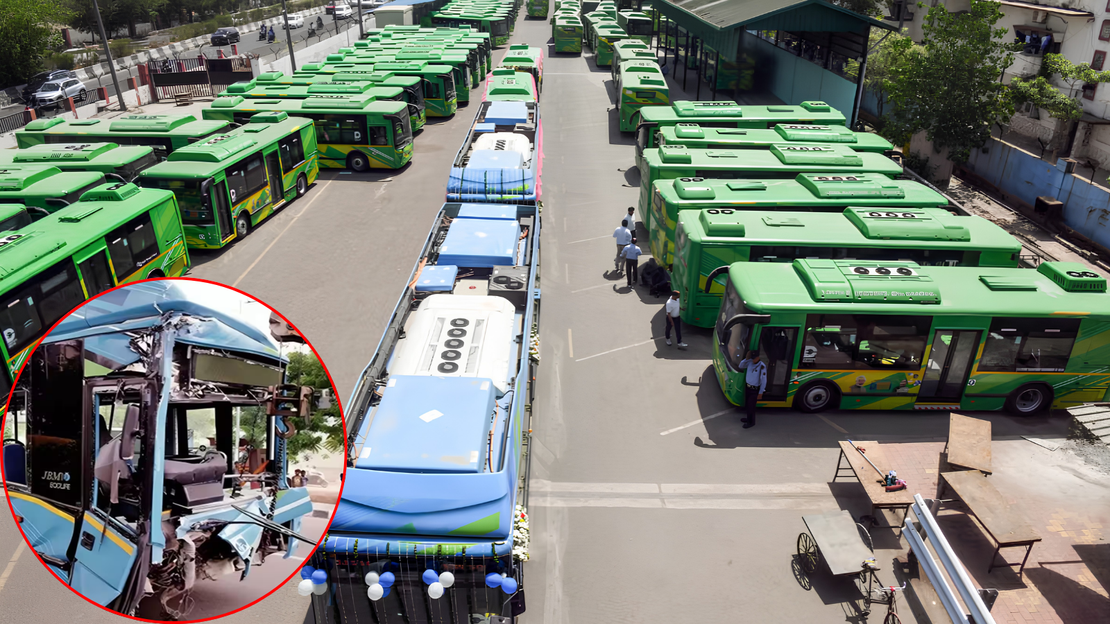 dtc-bus-vandalism-whatsapp-group-delhi-bus-strike