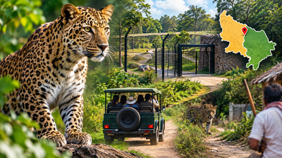jungle-news-up-first-leopard-safari-gopalpur-forest-pilibhit-shahjahanpur-human-leopard-conflict