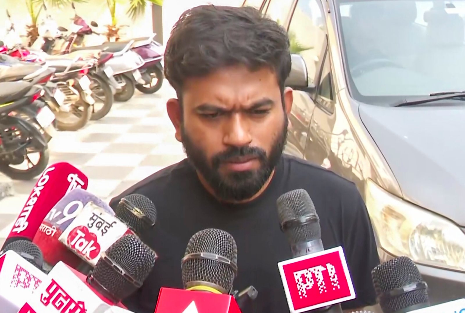 Abhijeet Dipke speaks to media
