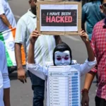 Protesters demanding resignation of Gyanesh Kumar
